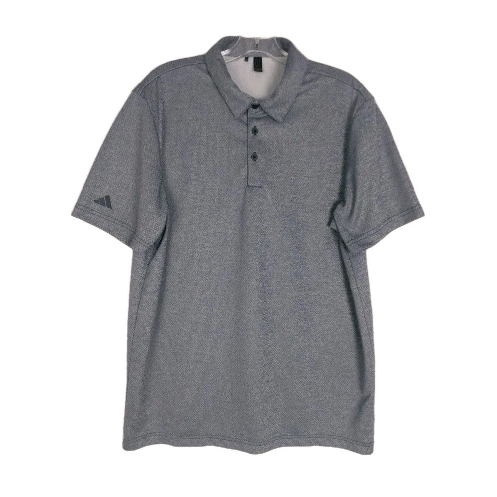 Adidas - Mens Space‎ Dyed Polo Blue Size L